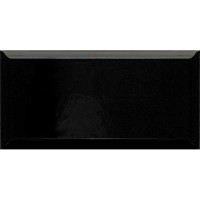 METRO BLACK BEVELLED 10x20